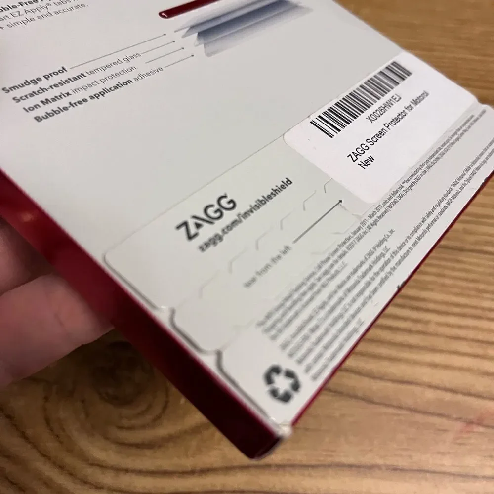 NWT Sealed Moto Z Screen Protectors Force Edition Invisible Shield
